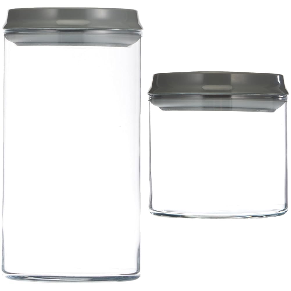 Paşabahçe Zest Click Lock Kavanoz, Siyah ve 43663S00 Zest Click